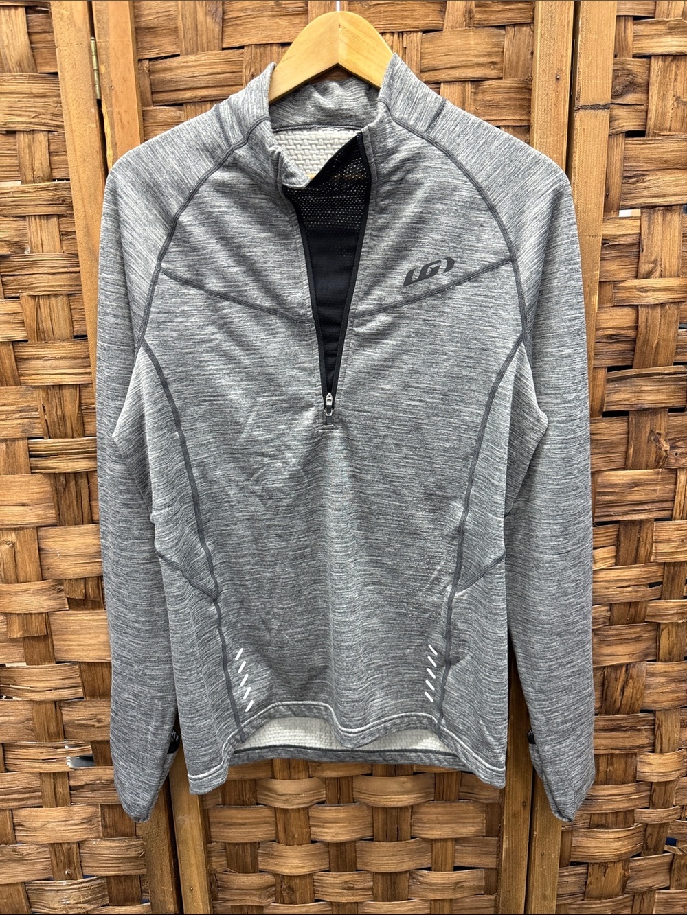 GARNEAU 4002 BASE LAYER TOP HEATHER GRAY